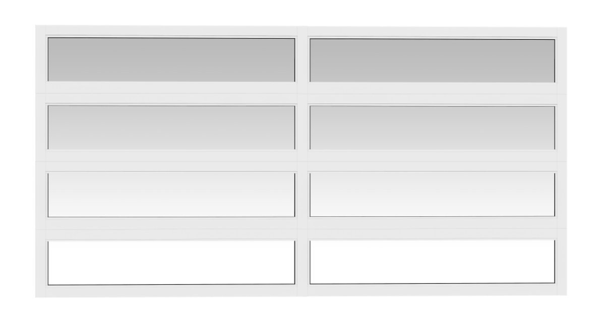 ECO 875 Impact Glass Garage Doors - Image 2