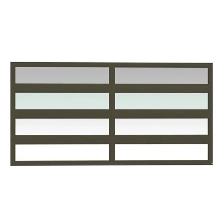 ECO 875 Impact Glass Garage Doors